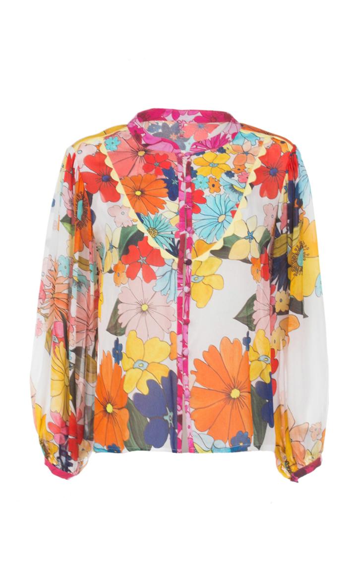 Celia B Cassia Gathered Sleeve Blouse