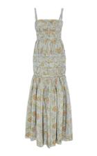 Brock Collection Olinda Floral Cotton Maxi Dress