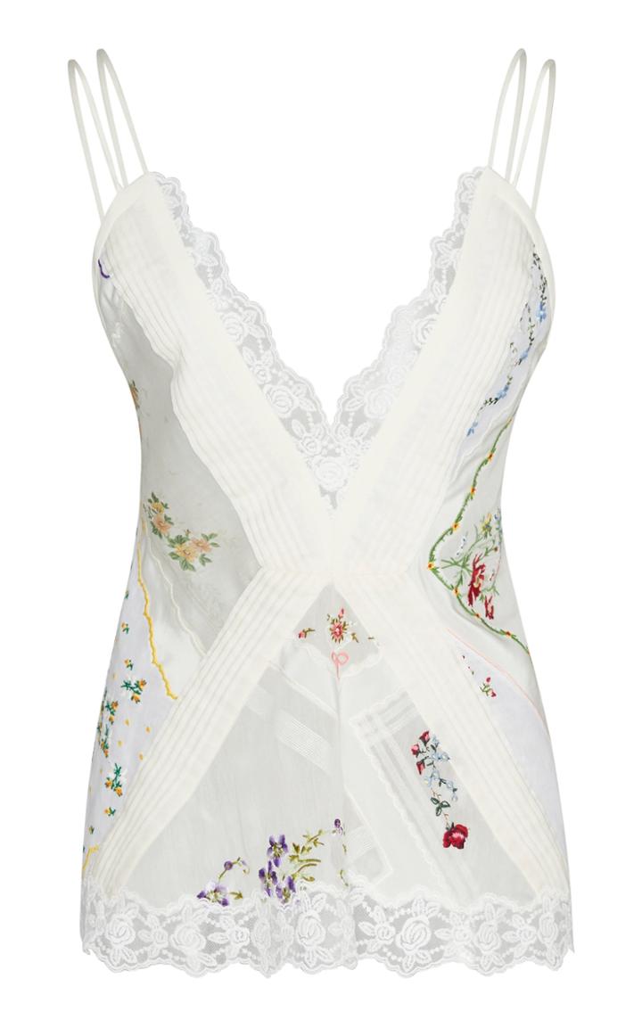 Moda Operandi Tory Burch Handkerchief Embroidered Camisole Size: 00