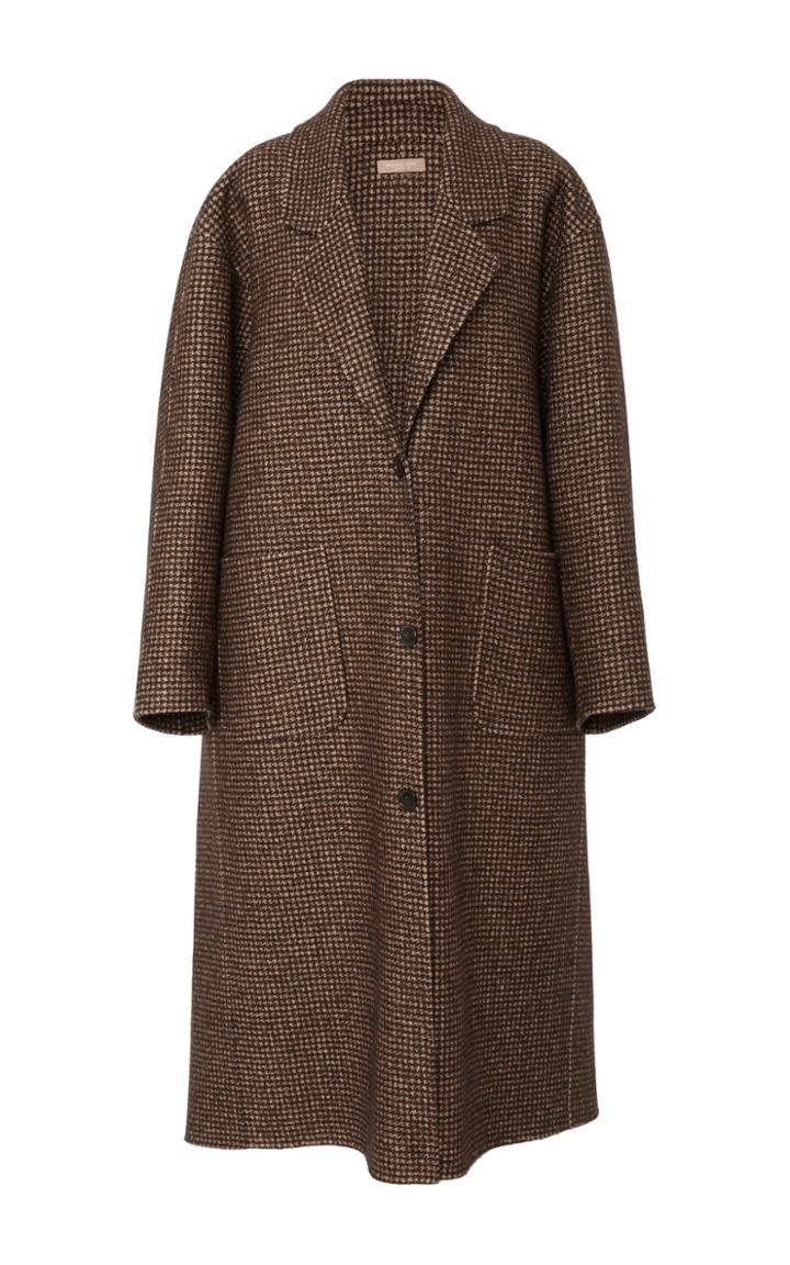 Michael Kors Collection Oversized Wool Melton Coat