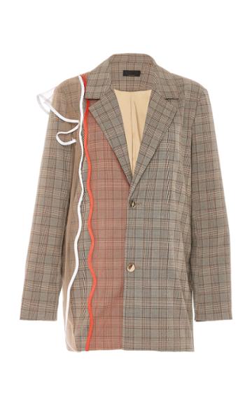 Maki Oh Jacket W/ Wavy Tulle Details