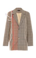 Maki Oh Jacket W/ Wavy Tulle Details