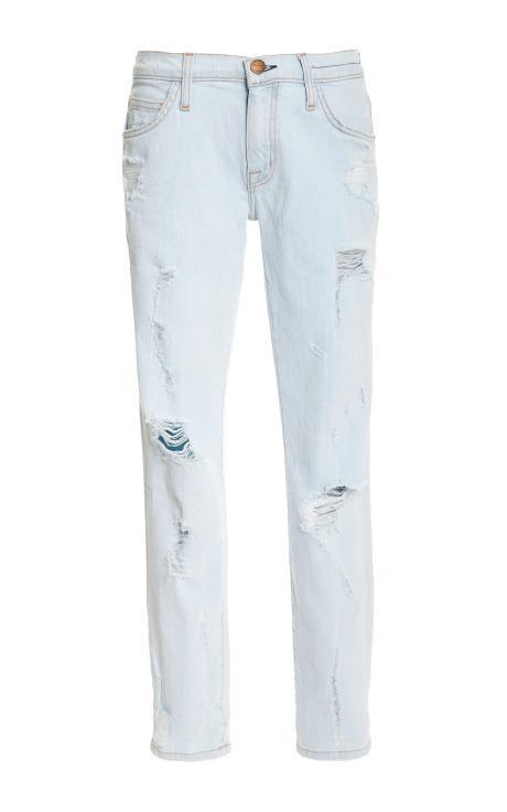 Current/elliott The Fling Distressed Denim Jeans