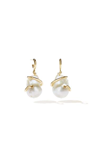 Meadowlark Medusa Coiled Pearl Earrings