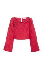 Moda Operandi Significant Other Axel Brocade Cropped Top