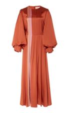 Roksanda Mina Colorblock Silk Midi Dress