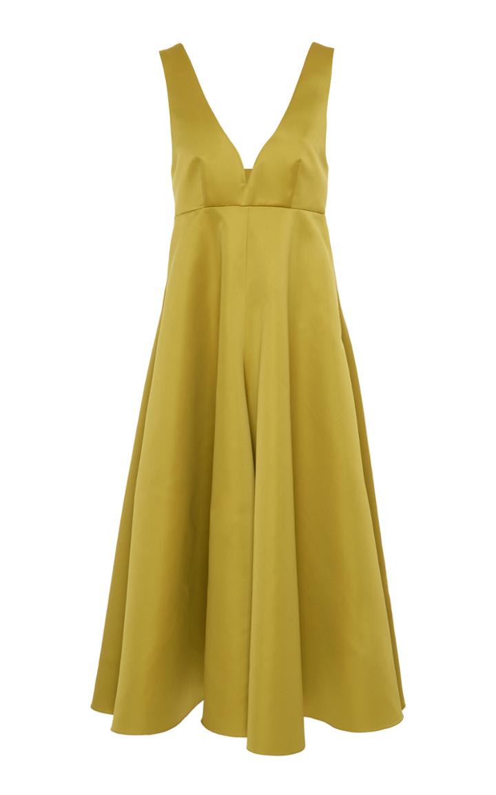 Rochas V-neck Cocktail Dress