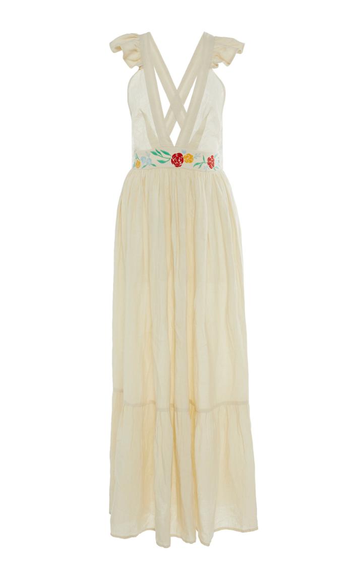 Carolina K Penelope Linen Maxi Dress