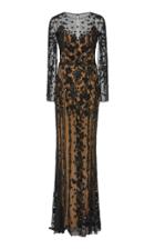 Zuhair Murad Tiare Embroidered Tulle Gown