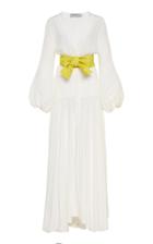 Moda Operandi Silvia Tcherassi Felicity Tie-waist Silk Maxi Dress