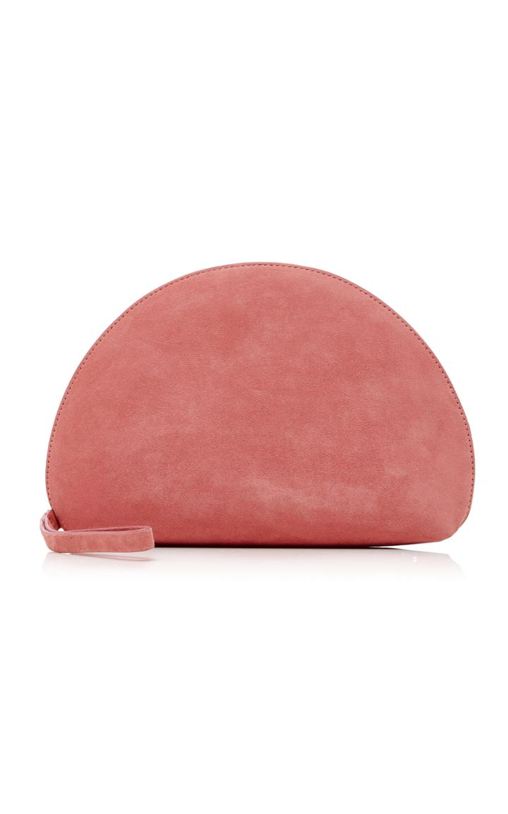 Mansur Gavriel Mini Moon Suede Clutch
