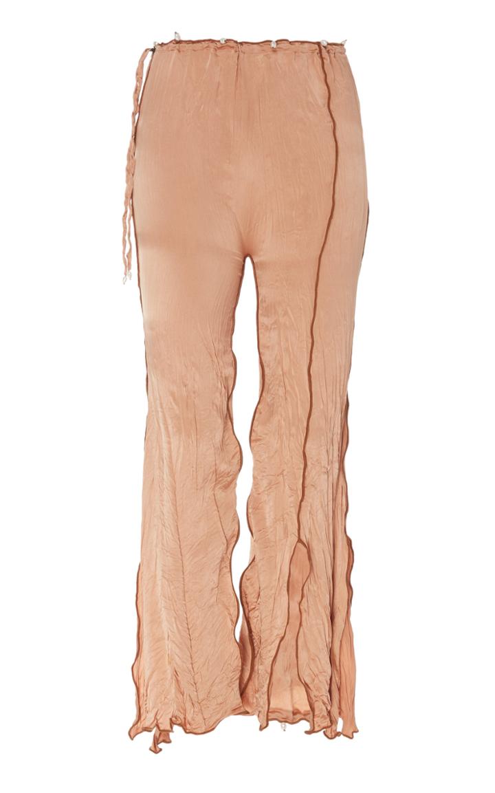 Peet Dullaert Crushed Flowa Silk Trousers