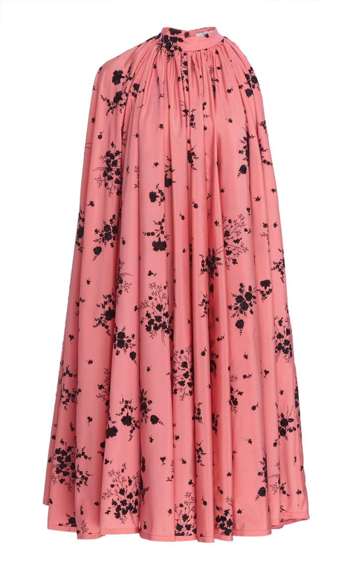 Erdem Brigitta Floral Embroidered Taffeta Dress