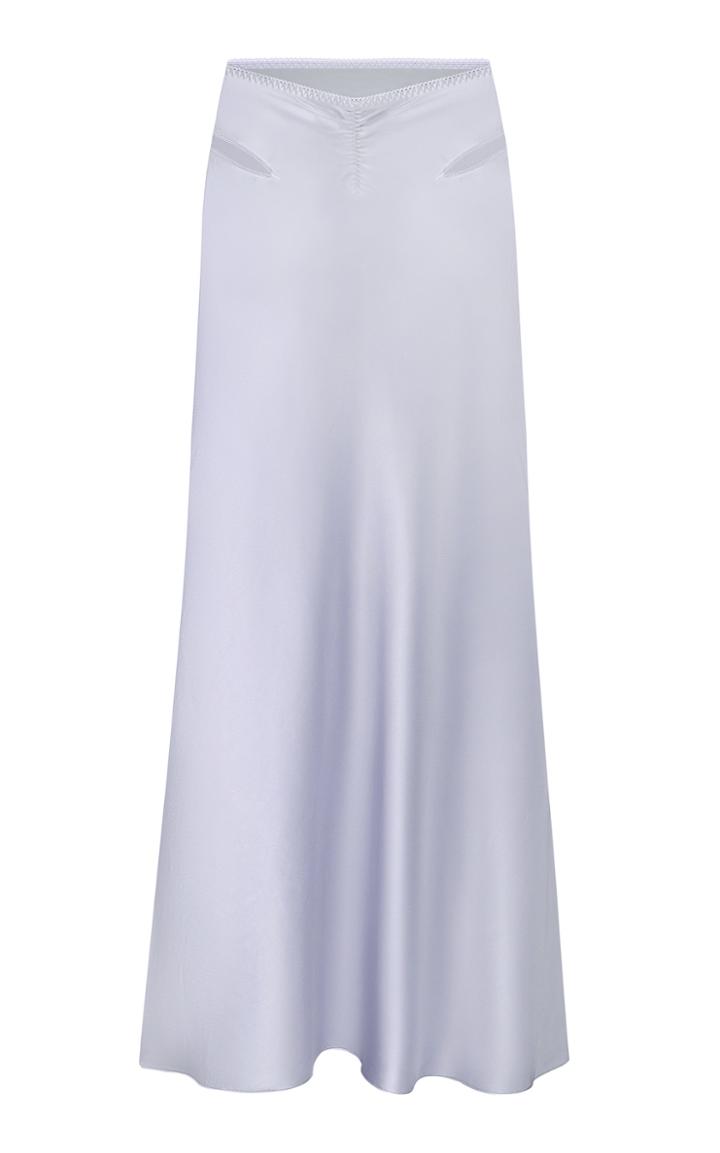 Moda Operandi Anna October Lucy Satin Midi Skirt
