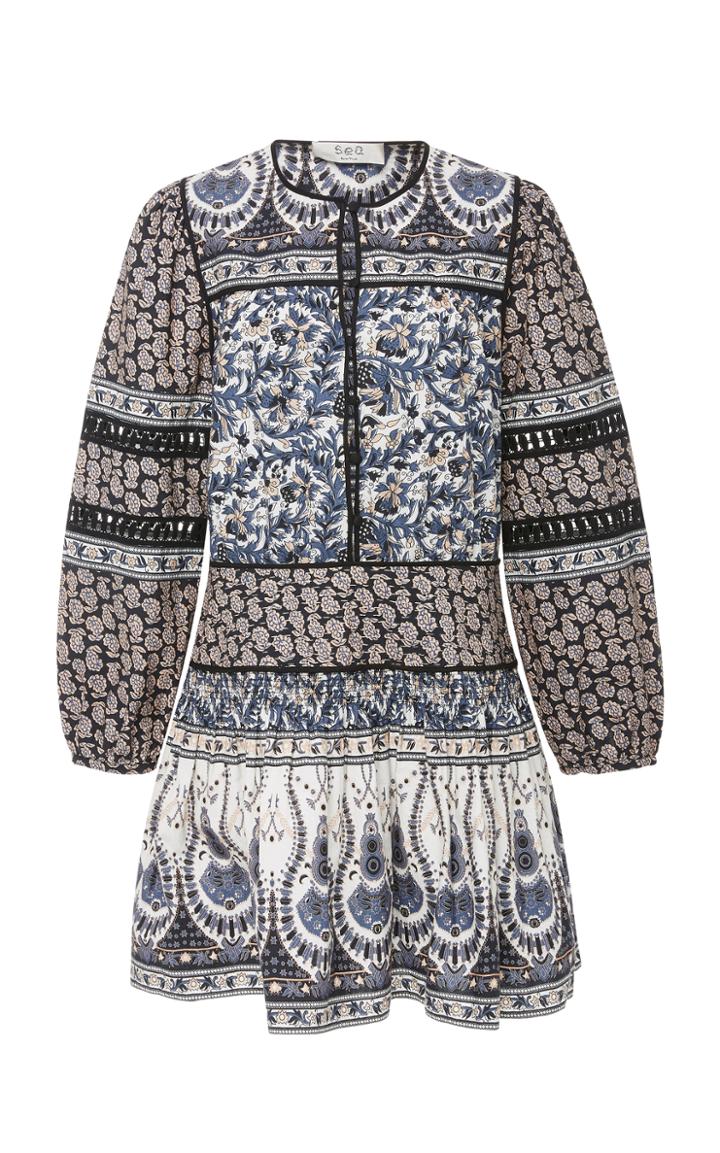 Sea Gemma Mini Peasant Dress