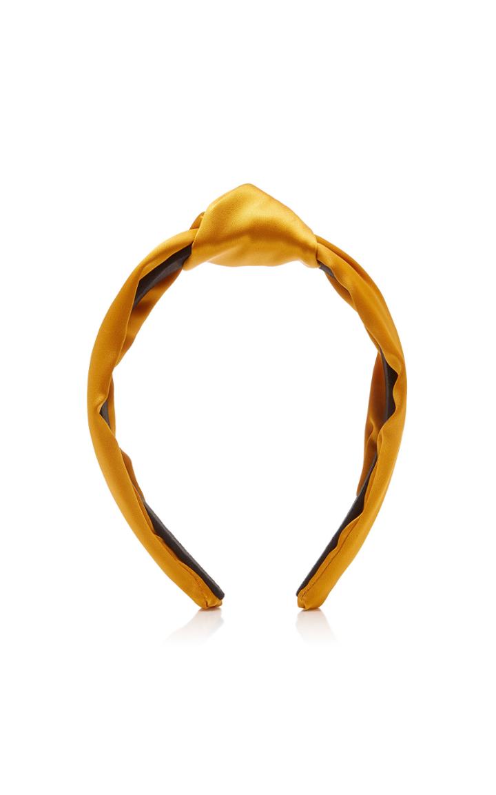 Lele Sadoughi Knotted Silk-satin Headband