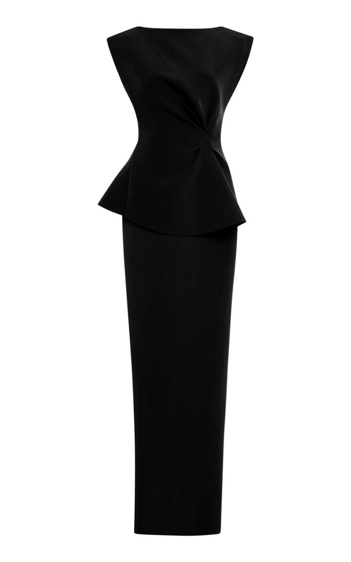 Rachel Gilbert Adelaide Peplum Top Gown