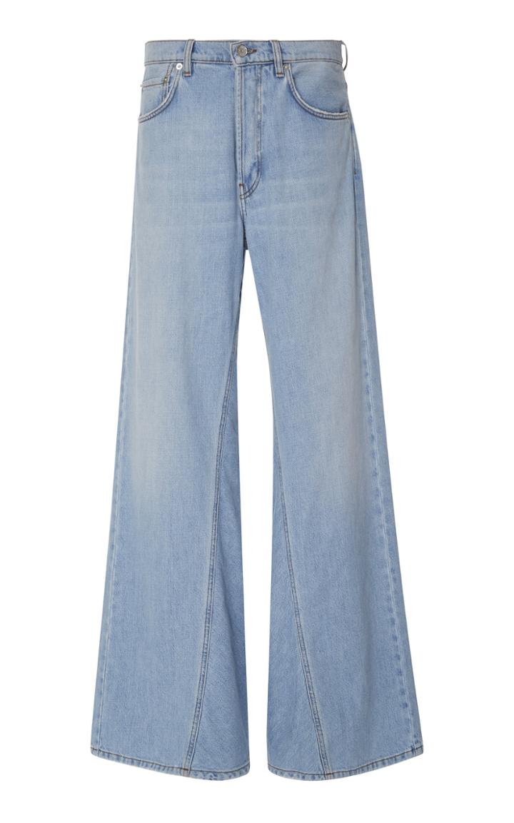 Ganni Sheldon High-rise Wide-leg Jeans