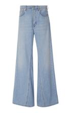 Ganni Sheldon High-rise Wide-leg Jeans