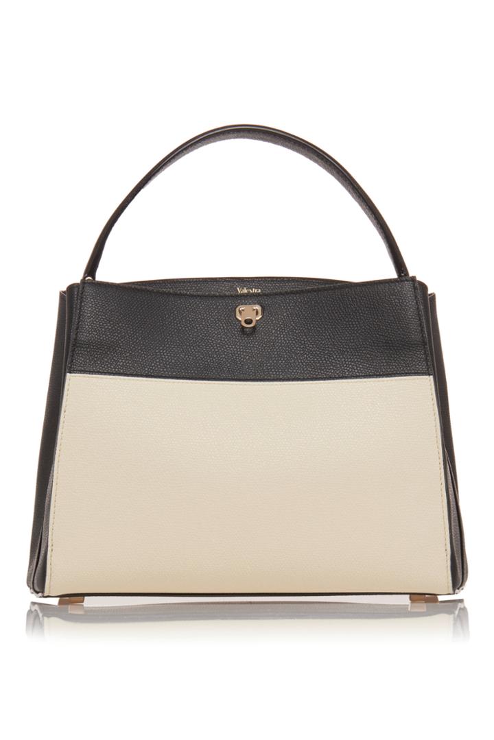 Valextra Color Block Small Brera Top Handle