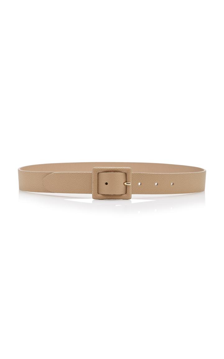 Anderson's Skinny Square Buckle Leather Belt