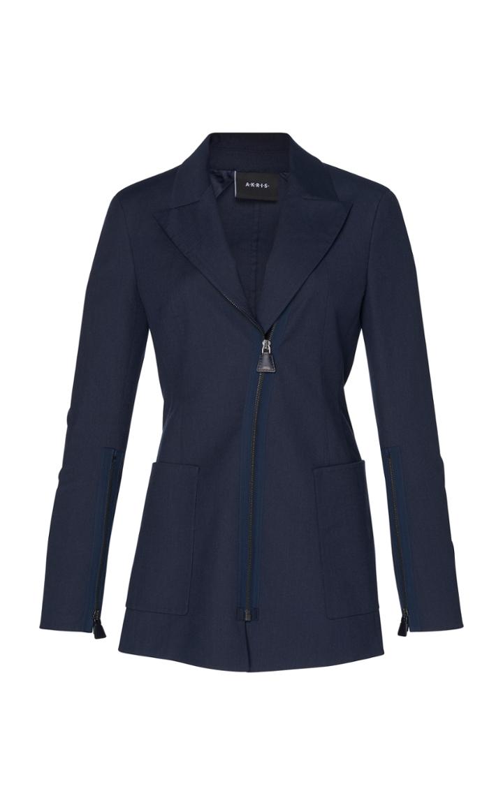 Akris Double Face Silk Jacket