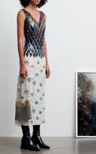 Moda Operandi Paco Rabanne Floral-print Jersey Skirt