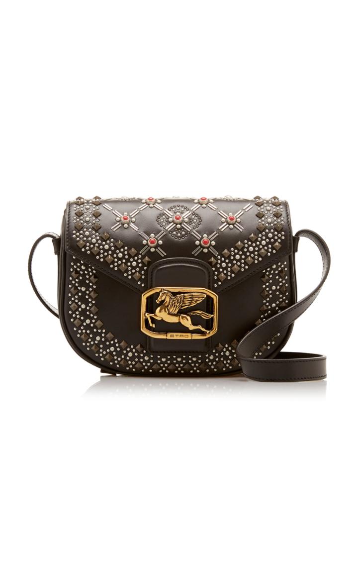 Moda Operandi Etro Pegaso Studded Embellished Shoulder Bag