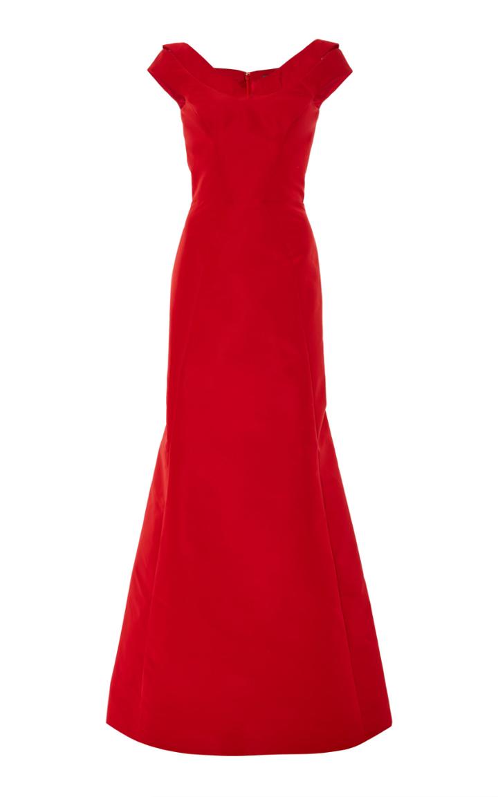 Zac Posen Off The Shoulder Gown