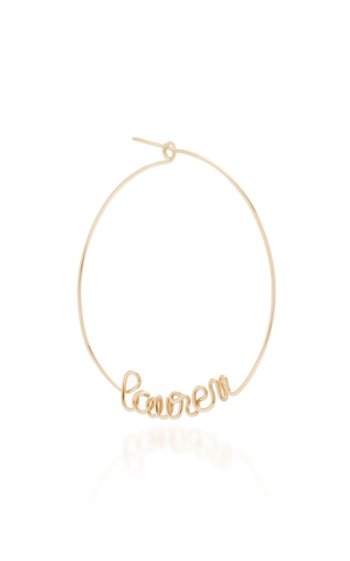 Atelier Paulin Single Custom 1-5 Letter Hoop
