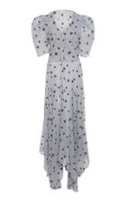 Loveshackfancy Croalie Asymmetric Printed Cotton Maxi Dress