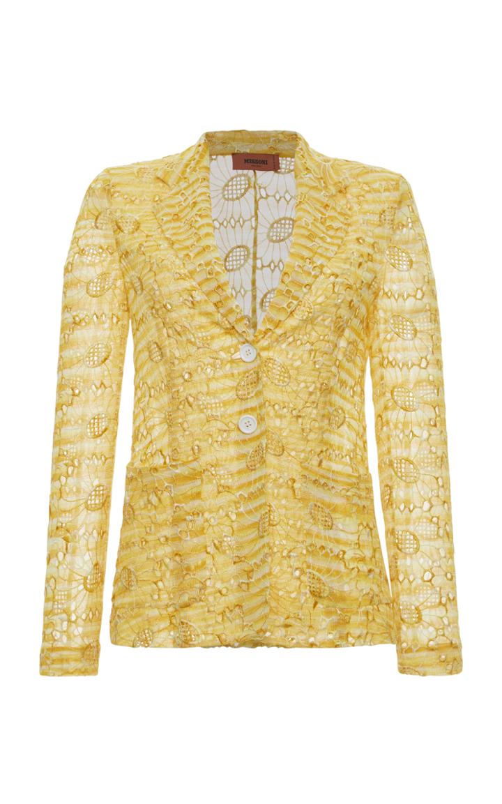 Missoni Floral Knit Blazer