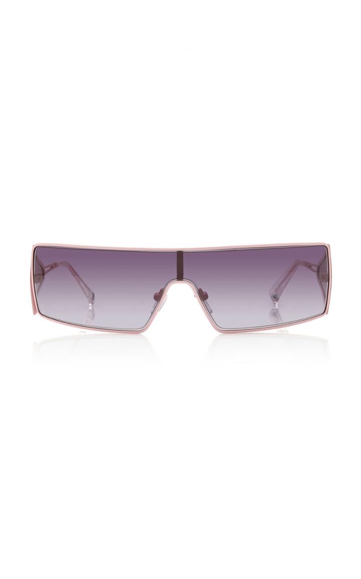 Moda Operandi Adam Selman X Le Specs The Luxx Metal Square-frame Sunglasses