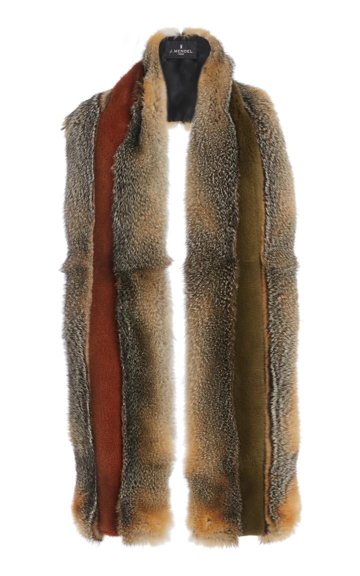 J. Mendel Two Toned Fur Stole