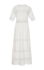 Ulla Johnson Gardenia Embroidered Cotton Vasilisia Dress