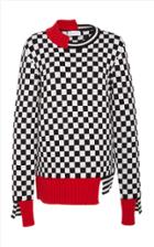 Michael Kors Collection Checked Cashmere Sweater