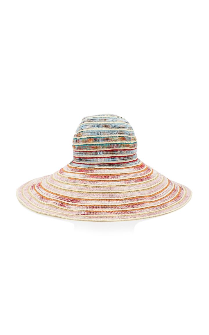 Missoni Mare Nastri Multicolor Straw Hat Size: S