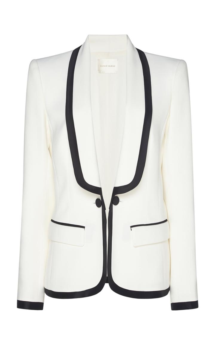 Moda Operandi Zuhair Murad Two-toned Padded Blazer Size: 32