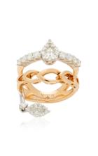 Moda Operandi Yeprem 18k White & 18k Rose Gold Electrified Ring Size: 6.5