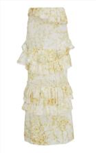 Brock Collection Summer Tiered Cotton Skirt