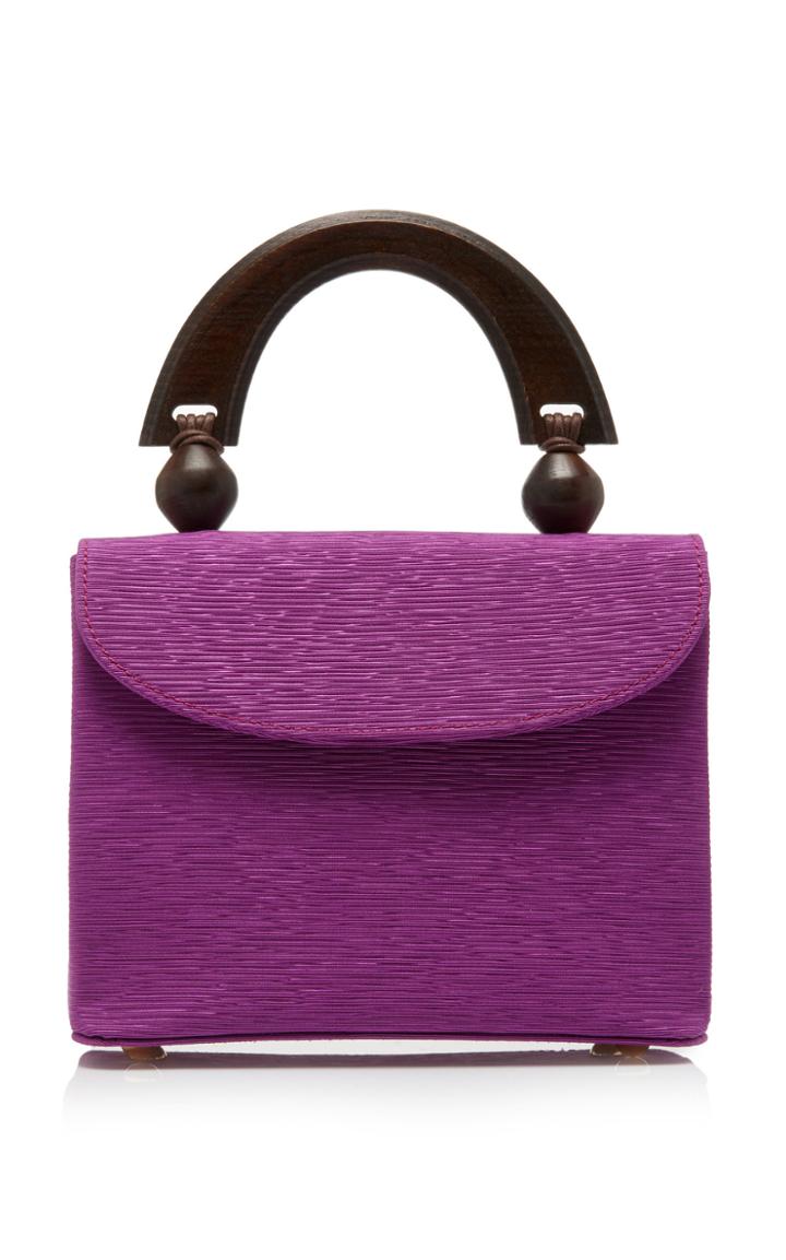 By Far Fiona Mini Textured Leather Bag