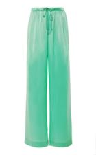 Moda Operandi Vince High-rise Silk Boot-cut Pants Size: Xxs