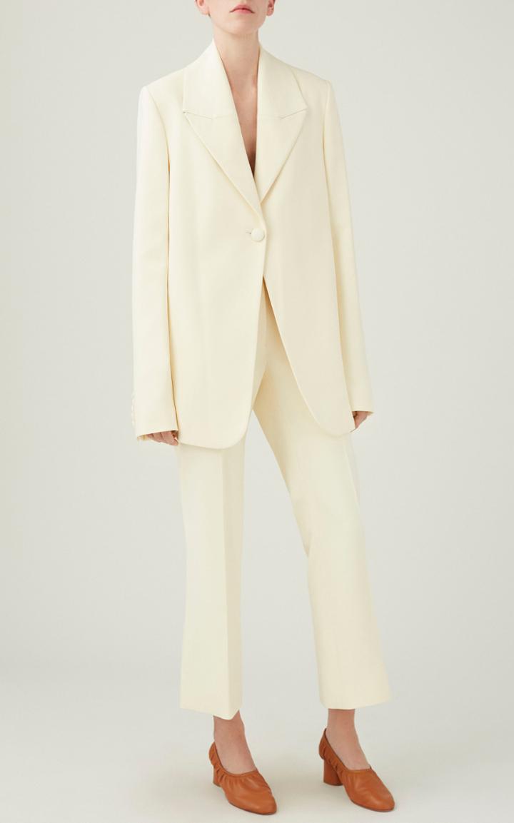Moda Operandi Marina Moscone Peg Leg Stretch Crepe Pants