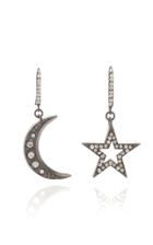 Moda Operandi Oscar De La Renta Pave Star And Moon Earrings