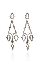 Sylva & Cie Gypsy 18k Gold And Diamond Earrings