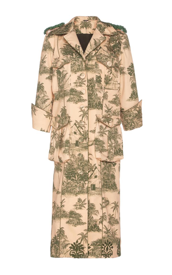 Johanna Ortiz Vientos Invernales Cotton-blend Trenchcoat
