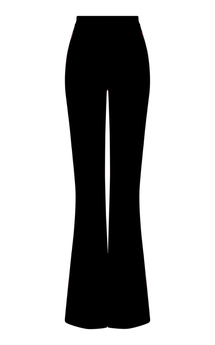 Safiyaa Halluana Crepe Flared Trousers