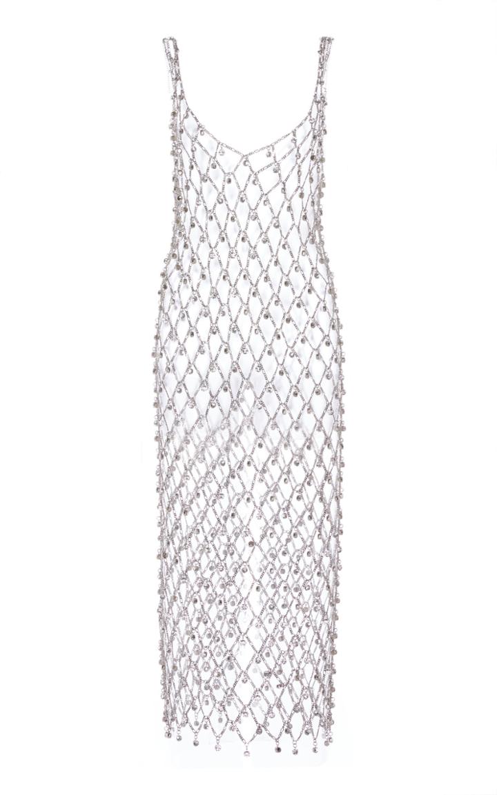 Paco Rabanne Crystal Chain Link Dress