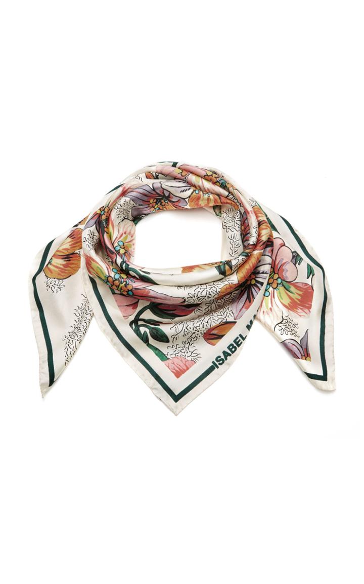 Isabel Marant Hawaiian Printed Silk Scarf