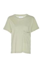 Current/elliott Drop Pocket Linen-cotton T-shirt